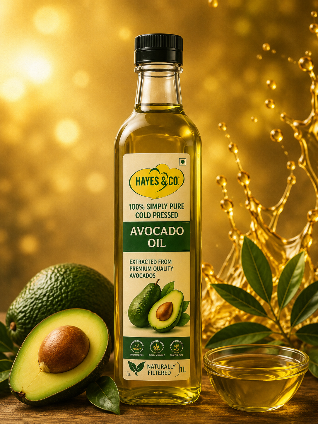 av 1 Cold Pressed Avocado Oil – 100% Pure & Natural | Rich in Healthy Fats | Premium Quality - Image 1